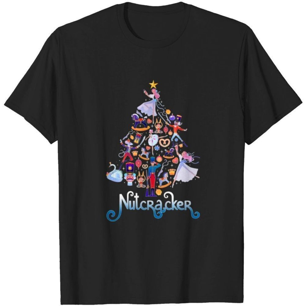 Nutcracker Retro Classic Holiday Ballet Fan T-Shirt